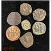 Image 2 : 7 different Byzantine bronze coins (Follis, 1/2 Follis)