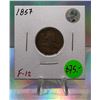 Image 3 : 1857 USA Flying Eagle One Cent F-12
