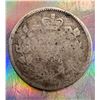 1886 Large 6 Canada Silver 5 cents Good