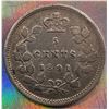 1891 Obv-5  Canada Silver 5 cents Very-Fine