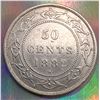 1882 H Newfoundland Silver 50 Cents VF-20