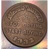 Image 2 : 1932 Stewart Warner, Stop Crying Start Buying Token