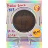 Image 1 : 1837 Quebec Bank Token BR:521, LC-9B-1