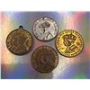 Image 1 : Lot of 4 Commemorated Medaillion