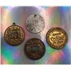 Image 2 : Lot of 4 Commemorated Medaillion