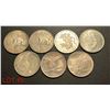 Image 2 : 7 different silver 10 Marks coins Germany