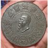 Vittorio-Emanuele II, zinc medal, Firenze Exposition, 1861, 54 grams