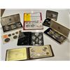Image 1 : 7 different set UNC coins (Singapore (x2), New Zealand, Australia, Isle of Man (x2 same year 1971), 