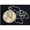 Image 1 : Pius X medal with chain, not silver