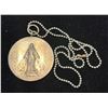 Image 2 : Pius X medal with chain, not silver