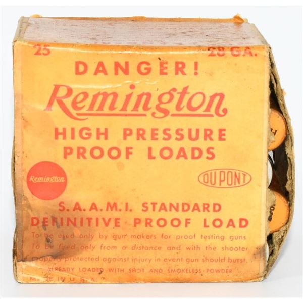 Rare 25 Rd Collector Box Remington 28 Ga