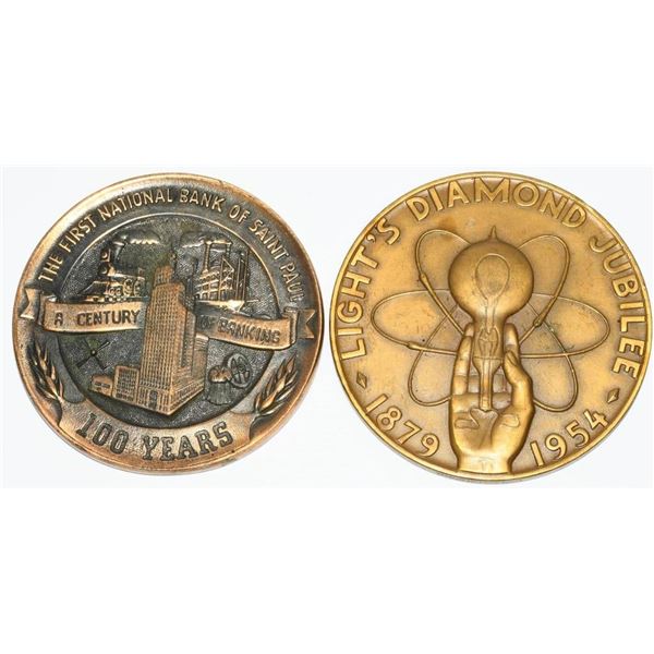 2 Large Collector Coins / Medal