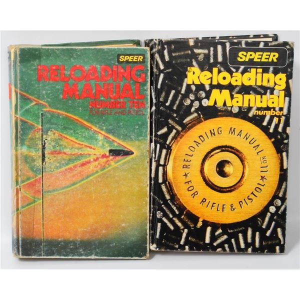 2 Collector Speer Reloading Manuals