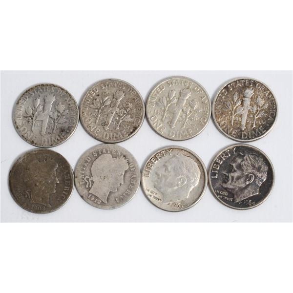 7 United States Collector Dimes