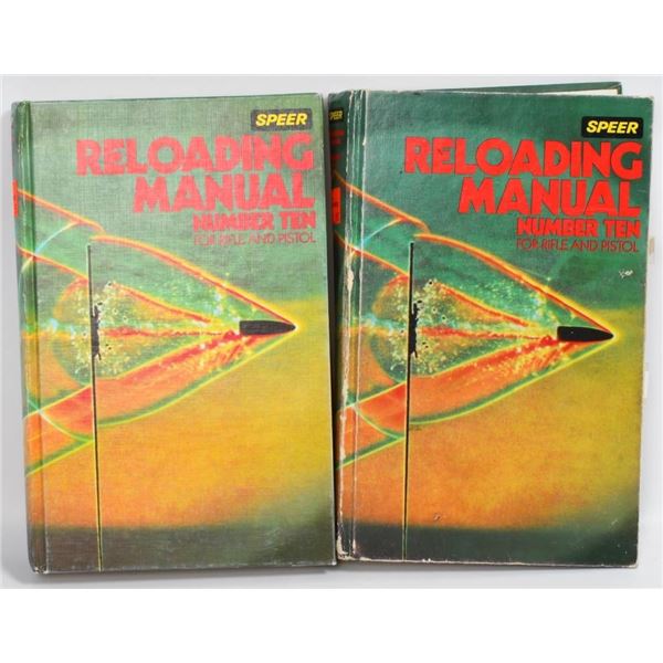 2 Collector Speer Reloading Manuals