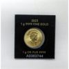 Image 2 : 1 Gram .9999 Fine Gold 2023 Maple Leaf Coin 