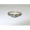 Image 1 : 14 KT White Gold .36 CTW Diamond Ring