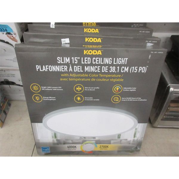 KODA Slim 15" LED Ceiling Light