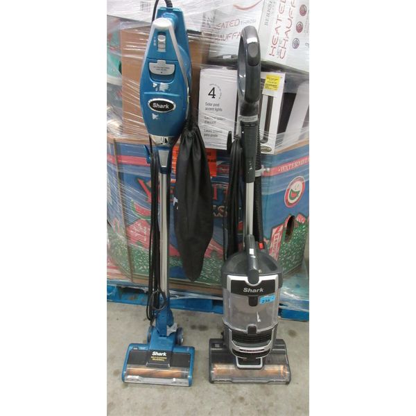 Shark Corded Stick Vac & Shark Lift-Away Vacuum