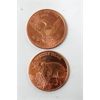 Image 2 : 10 x .999 Fine Copper Grizzly Bear Rounds