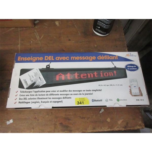 Royal Sovereign Bluetooth LED Scrolling Sign