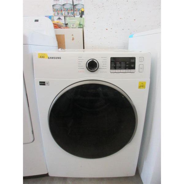 White Samsung Compact Electric Clothes Dryer 