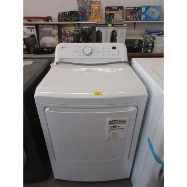 White LG Smart Diagnosis Electric Clothes Dryer White Lg Smart Diagnosis Electric Clothes Dryer