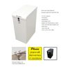 Image 1 : 2 New White Parcelock Lock Boxes - 14" x 2" x 31" tall