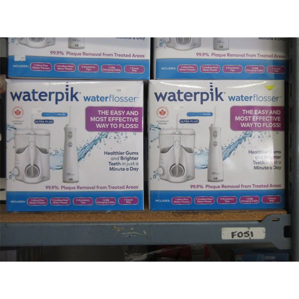 2 Waterpik Water Flosser Twin Packs