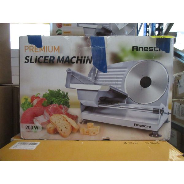 Anescra Electric Deli Slicer for Home Use