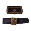 Image 3 : A PRE WW2 FRANCO SPAIN PARADE BELT AND BELT POUCH