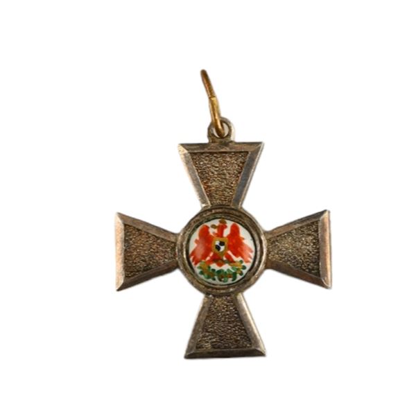 A MINIATURE KINGDOM OF PRUSSIA ORDER OF THE RED EAGLE CROSS MEDAL, PRE-1918
