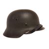 Image 2 : A WW2 GERMAN SS SINGLE DECAL HELMET WITH LINER