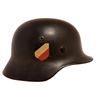 Image 2 : A WW2 NAZI GERMANY DOUBLE DECAL HELMET