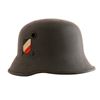 Image 2 : A GERMAN VULCAN FIBER PARADE DRESS HELMET LUFTWAFFE, WW2