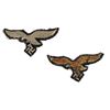 Image 2 : TWO GERMAN WW2 EAGLE PATCHES FOR THE LUFTWAFFE TUNIC