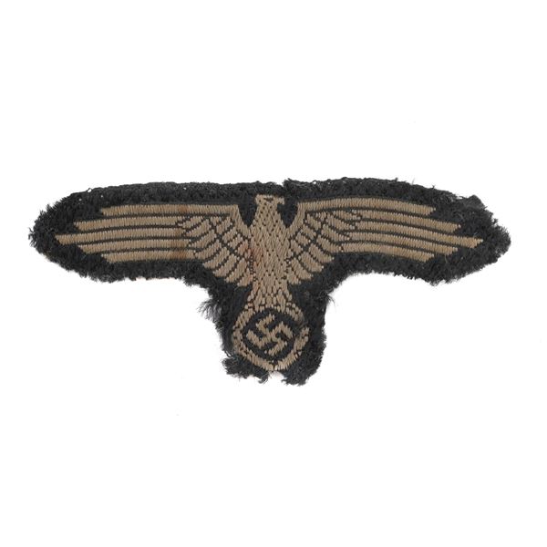 A WEHRMACHT EAGLE PATCH FOR FIELD JACKET, PRIVATE