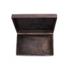 Image 8 : A RARE SILVER INLAID PERSIAN ENGRAVED IRON BOX, QAJAR PERIOD