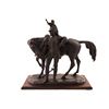 Image 1 : A FRENCH BRONZE DEPICTING DISMOUNTED ULAN BY MORIS, 19 CEN.