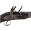 Image 3 : A MIDDLE EASTERN OTTOMAN SILVER-MOUNTED FLINTLOCK PISTOL, 19TH CEN.