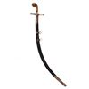 Image 1 : A TURKISH SHAMSHIR WITH DAMASCUS BLADE, 19 CEN.