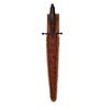 Image 3 : A WW1 FIGHTING KNIFE WITH LEATHER SHEATH, CA. 1916