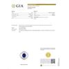 Image 4 : 2.03 ctw Blue Sapphire and 1.29 ctw Diamond Platinum Ring (GIA CERTIFIED)