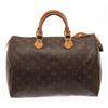 Image 1 : Louis Vuitton Brown Monogram Canvas Speedy 35 Satchel Bag