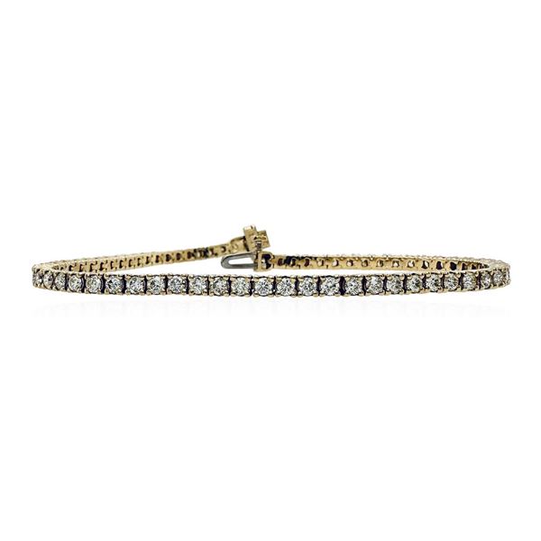 3.36 ctw Diamond Tennis Bracelet - 14KT White Gold