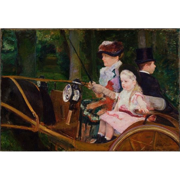 Cassatt - A Woman and a Girl Driving