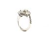 Image 4 : 4.28 ctw Diamond Ring - 14T White Gold