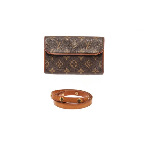 Louis Vuitton Brown Monogram Pochette Florentine Belt Bag