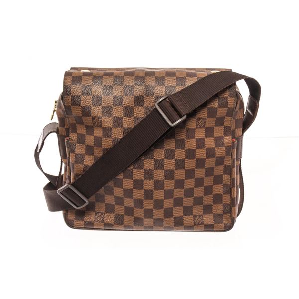 Louis Vuitton Brown Damier Ebene Naviglio Messenger Bag