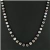 Image 4 : 18" Graduated Large Cultured Tahitian Gray Pearl Strand Necklace 8.25-11.75mm